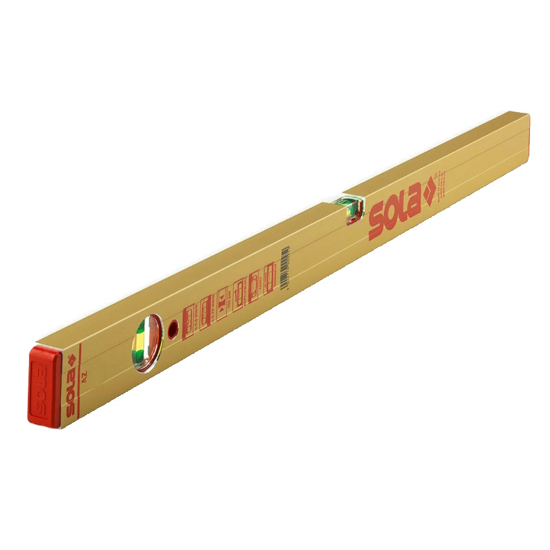 Уровень алюминиевый Sola AZ 60 01160801, L=60 см, 2 глазка, точность 0,5 мм/м