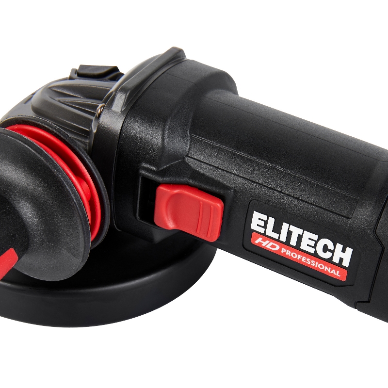 Угловая шлифмашина (болгарка) Elitech AG 1412E 205375 E2213.050.01, 125 мм, 1400 Вт, плавный пуск, регулировка оборотов, в кейсе в Ярославле