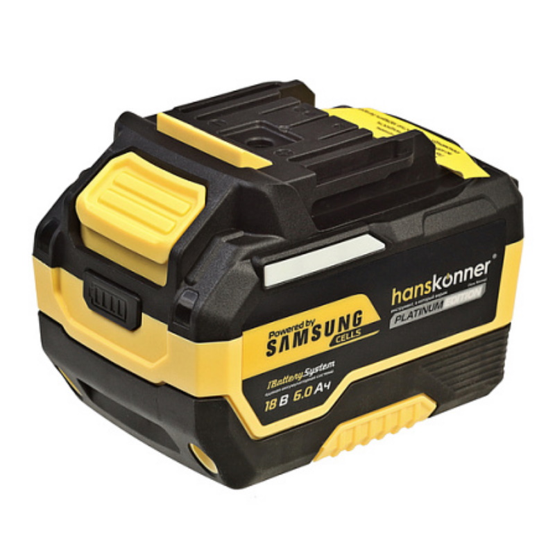 Аккумулятор Hanskonner HBP2006PRO PLATINUM, 18 В, 1BS, 6.0 Ач, ячейки SAMSUNG, под Makita LXT ,блистер в Муроме