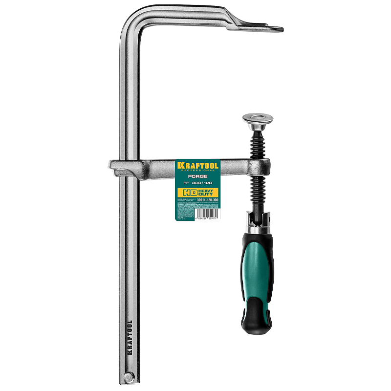 Цельнокованая струбцина Kraftool Forge FF-300/120, 32014-120-300 (120 х 300 мм, F) в Переславле