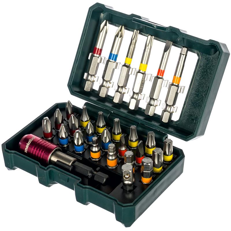 Набор бит Metabo 626721000 (шестигранный хвостовик, фонарик, 29 пр)