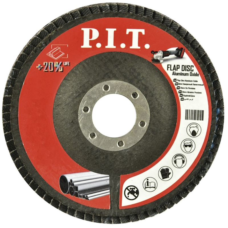 Круг лепестковый шлифовальный P.I.T. APLS01-12512, 125x22,2 мм, A120