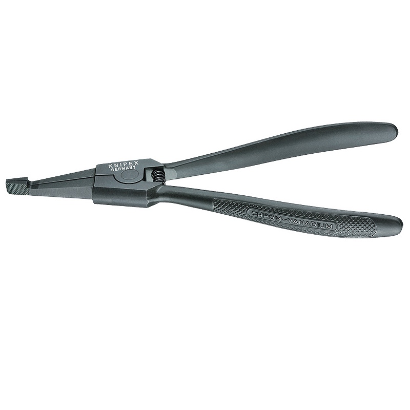 Щипцы для внешних подковообразных пружинных стопорных колец Knipex KN-4510170, c min зазором 3.6 мм, прямые губки, длин