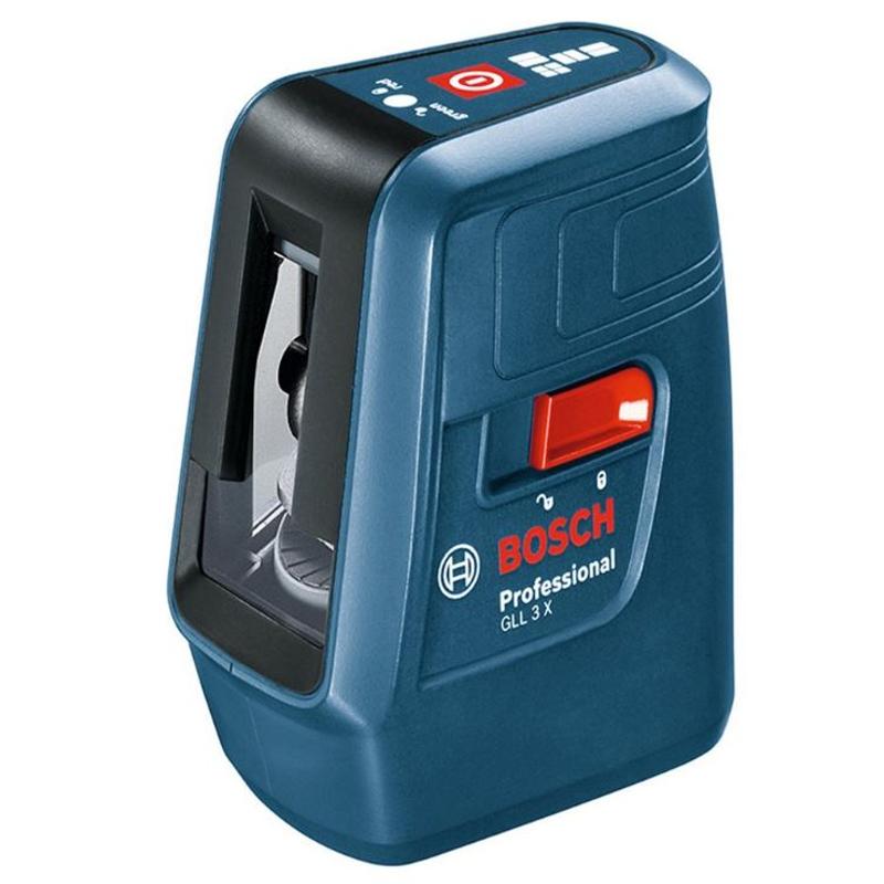 Лазерный нивелир Bosch GLL 3-X 0.601.063.CJ0 (дальность без приемника 15 м, длина волны 635 нм, батареи АА) во Владимире