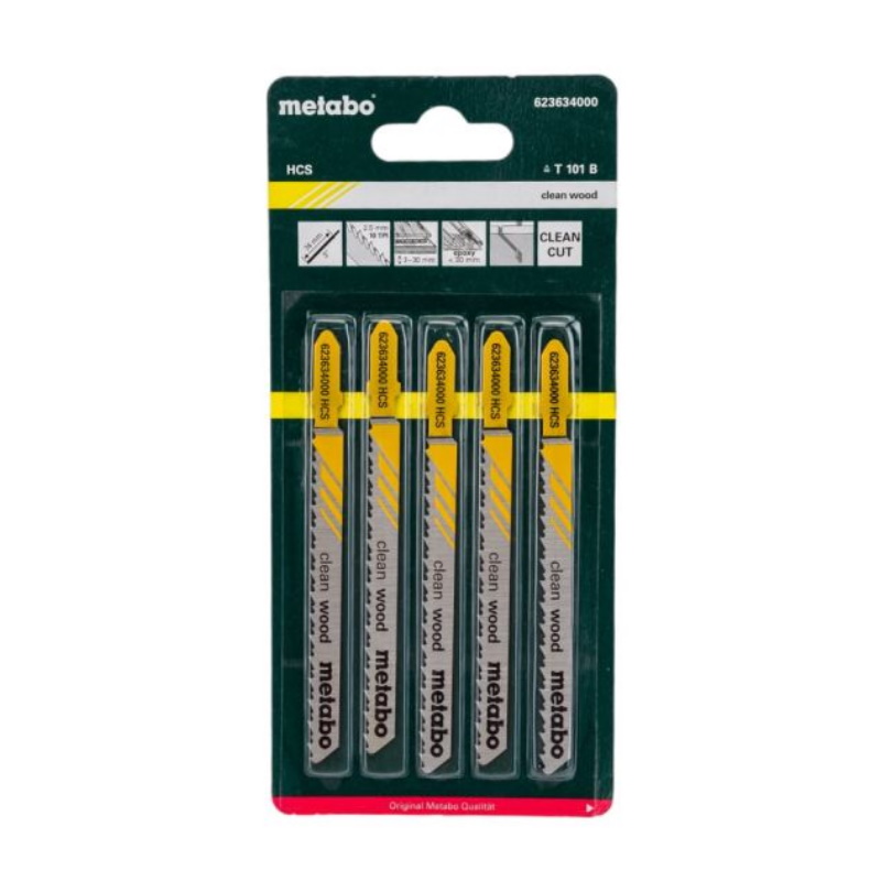 Набор пилок по дереву Metabo T101B 623634000 (5 шт.)