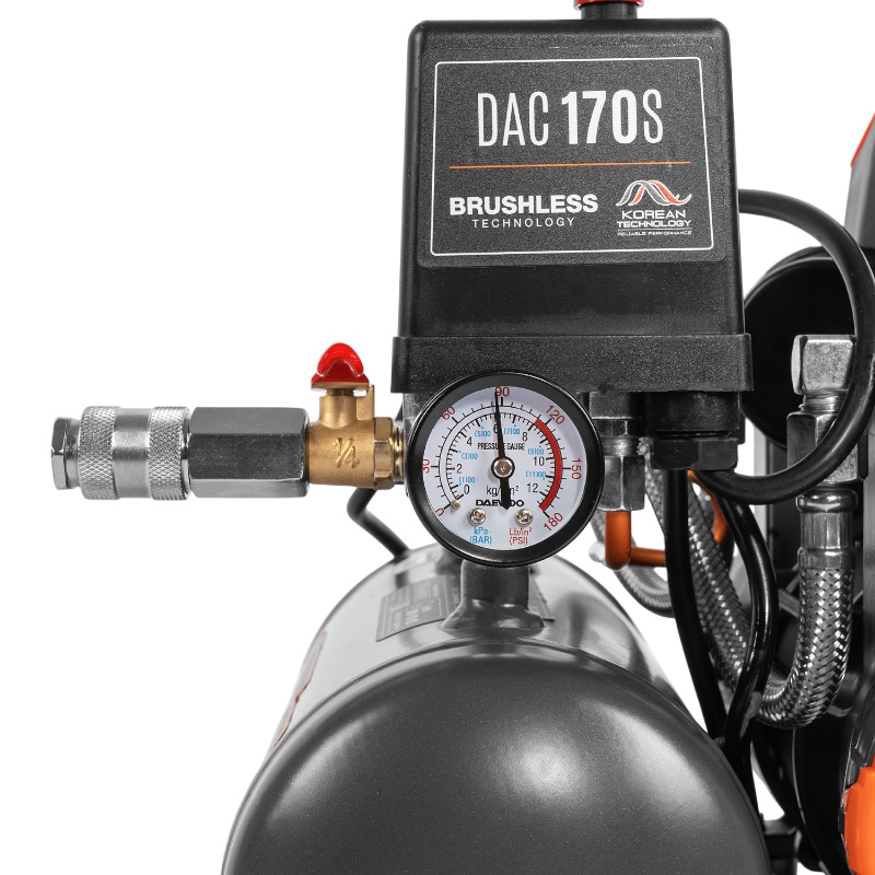 Компрессор безмасляный Daewoo DAC170S в Ярославле