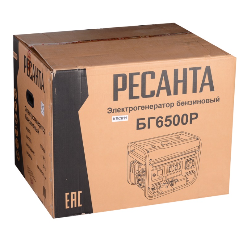 Бензиновый электрогенератор Ресанта БГ 6500 Р 64/1/45