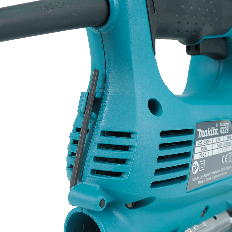 Строительный электрический лобзик Makita 4329K (мощность двигателя 450 Вт, вес инструмента 1,9 кг) в Александрове