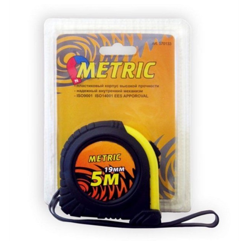 Рулетка с магнитом Metric 570133 (5 м, 19 мм) в Туле