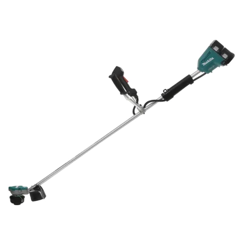 Коса аккумуляторная Makita DUR368AZ, LXT BL 18В, 550 Вт, нож 4T (в комплекте 2 АКБ 632F69-8 и ЗУ 630876-7)