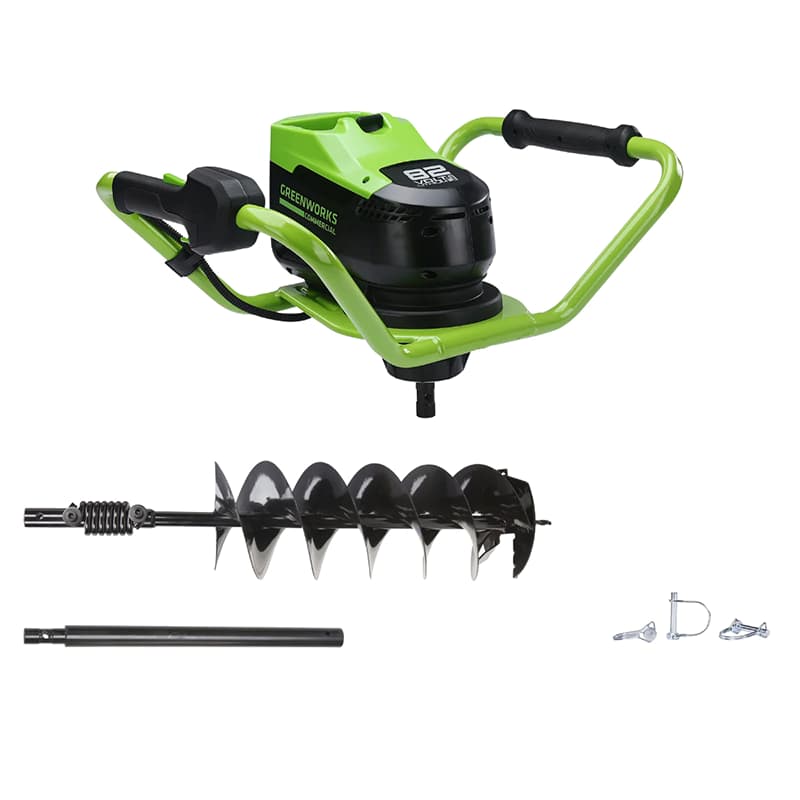 Мотобур аккумуляторный Greenworks 3707907, 82V, без АКБ и ЗУ