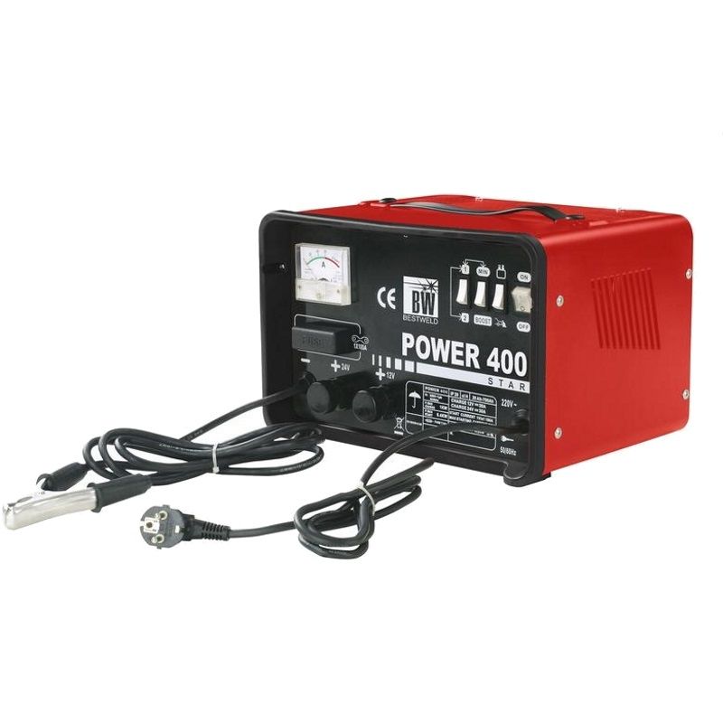 Пуско-зарядное устройство для автомобильного аккумулятора BestWeld POWER 400, ток 9 А в Туле