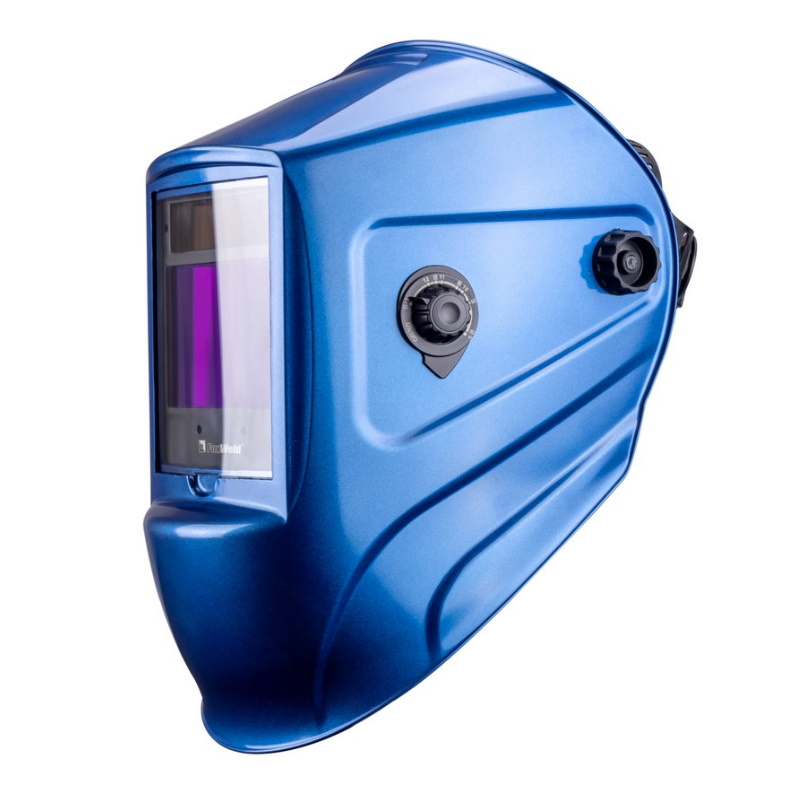 Маска сварщика FoxWeld GEFEST 5292 синяя ф-р 9500V пр-во без коробки 4880₽