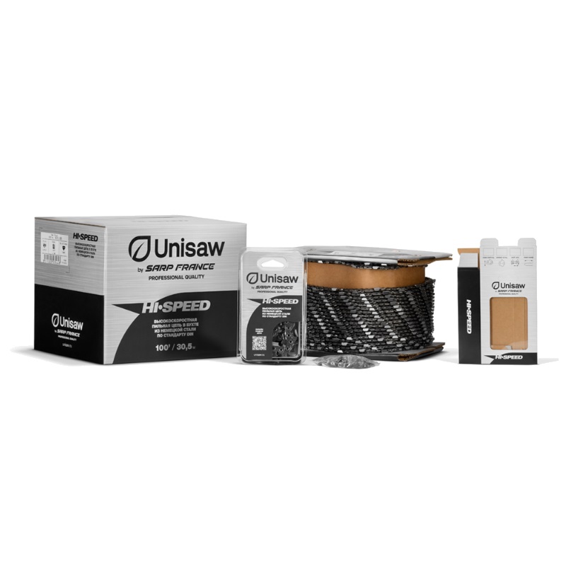 Цепь в бухте комплект Unisaw Professional Quality 3/8", 1.6, 30.5 метров SD6C100C