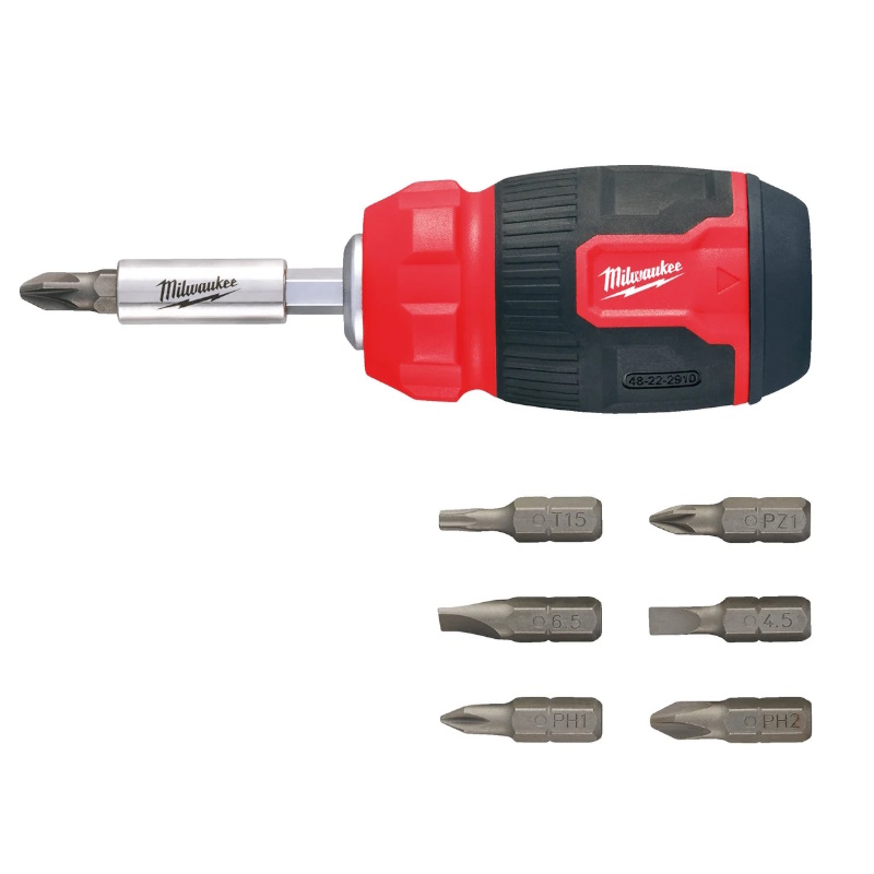 Отвертка универсальная компактная Milwaukee 4932492807, 8 в 1 в Переславле