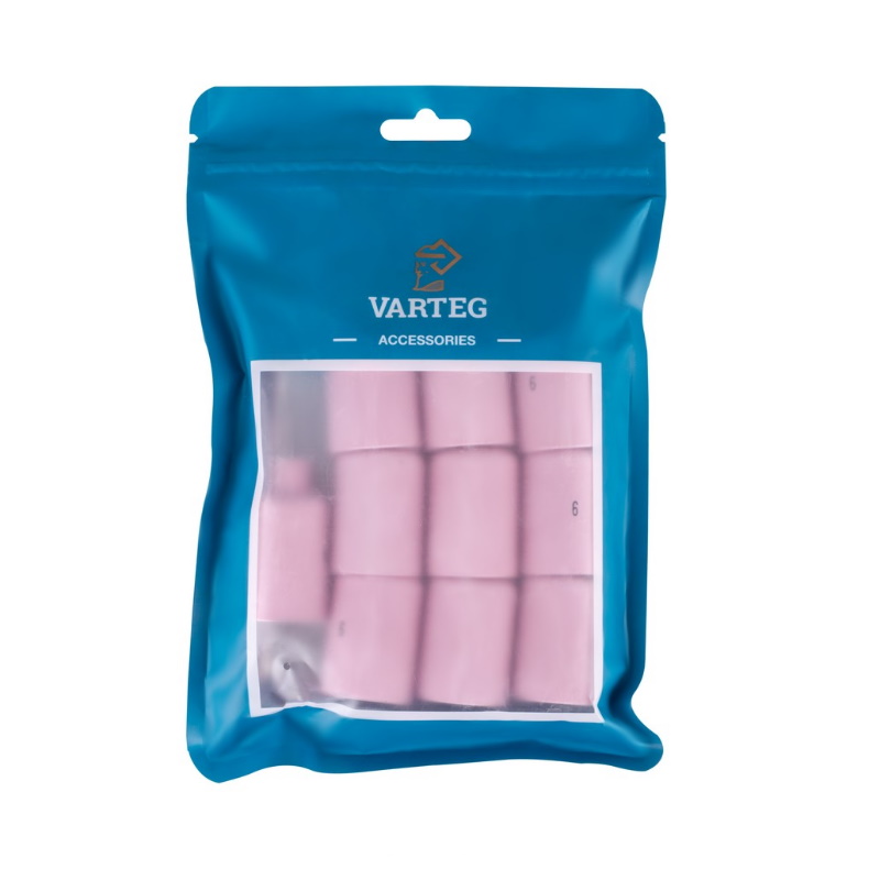 Сопло керамическое Varteg 6284, 9,5мм №6 газ.линза (701.0422/TC0033, 42мм, пр-во /КНР)