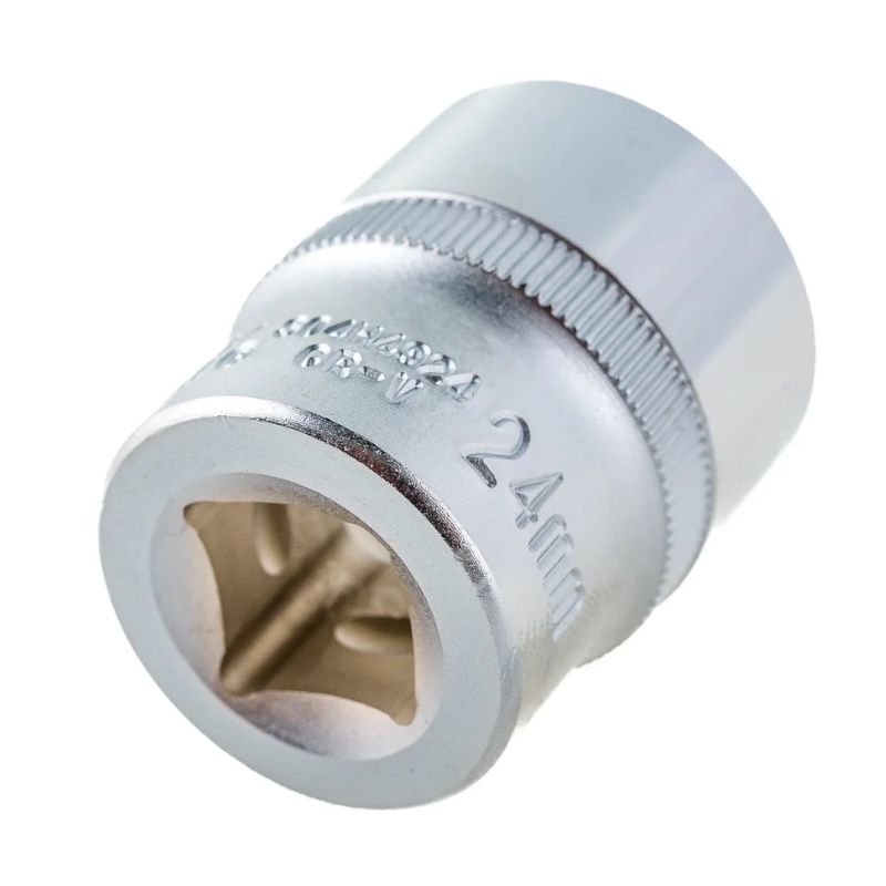 Головка торцевая 12-гранная Jonnesway S04H4924 048032, 1/2"DR, 24 мм  в Твери