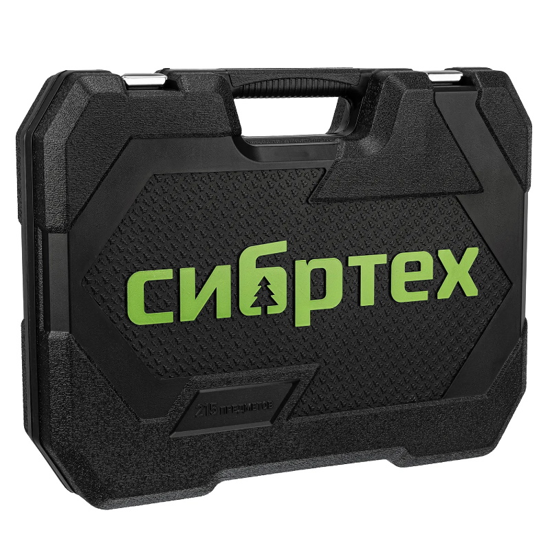 Набор инструментов Сибртех 14170 1/2", 3/8", 1/4", пластиковый кейс, 215 предметов  во Владимире