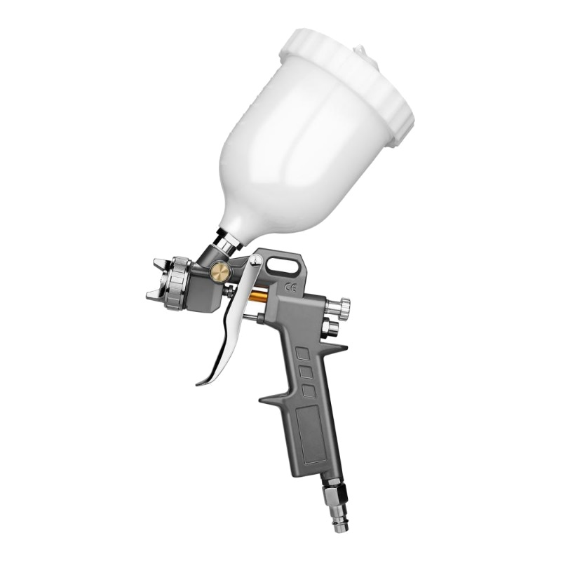 Краскопульт пневматический Deko DKSG02 018-1120 600 мл пластик с верхним бачком 1300₽