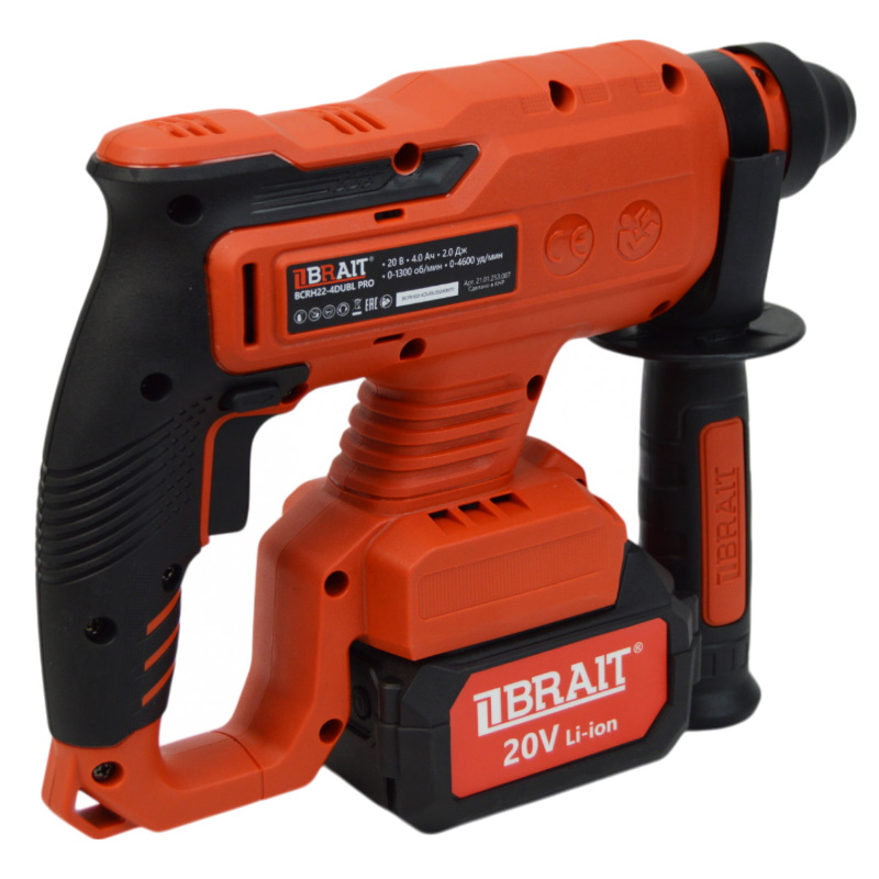 Аккумуляторный перфоратор Brait BCRH22-4DUBL PRO 21.01.253.087 в кейсе в Муроме