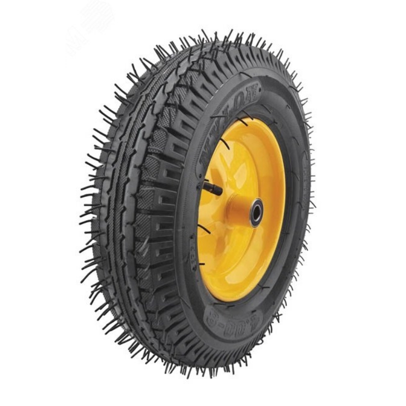 Колесо запасное Fit 77572 8 слойная шина 390х90x220 мм для тачки 77557 480400-8 3255₽