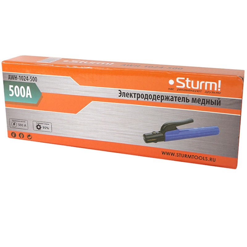Электрододержатель медный Sturm AWH-1024-500 500А в Ярославле