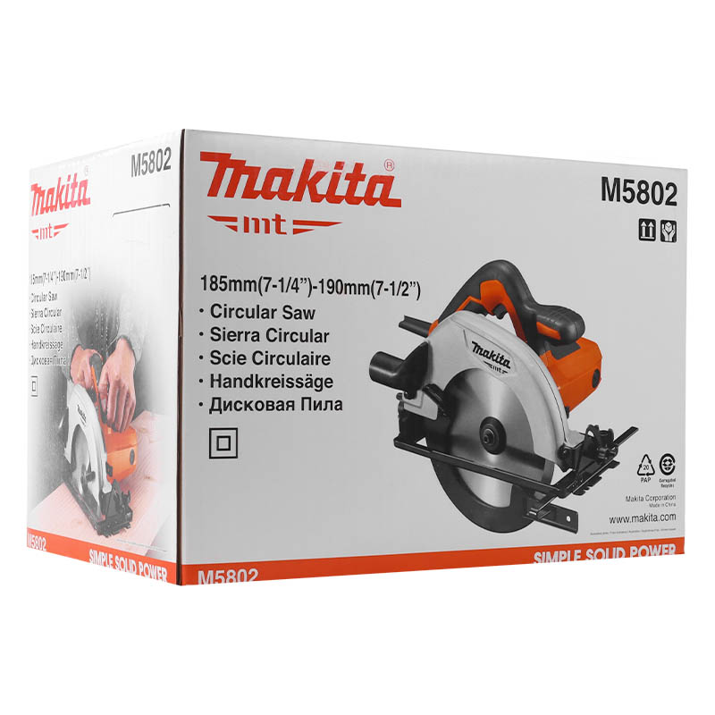 Дисковая пила Makita M5802 (глубина пропила под углом 90° 68 мм) в Костроме