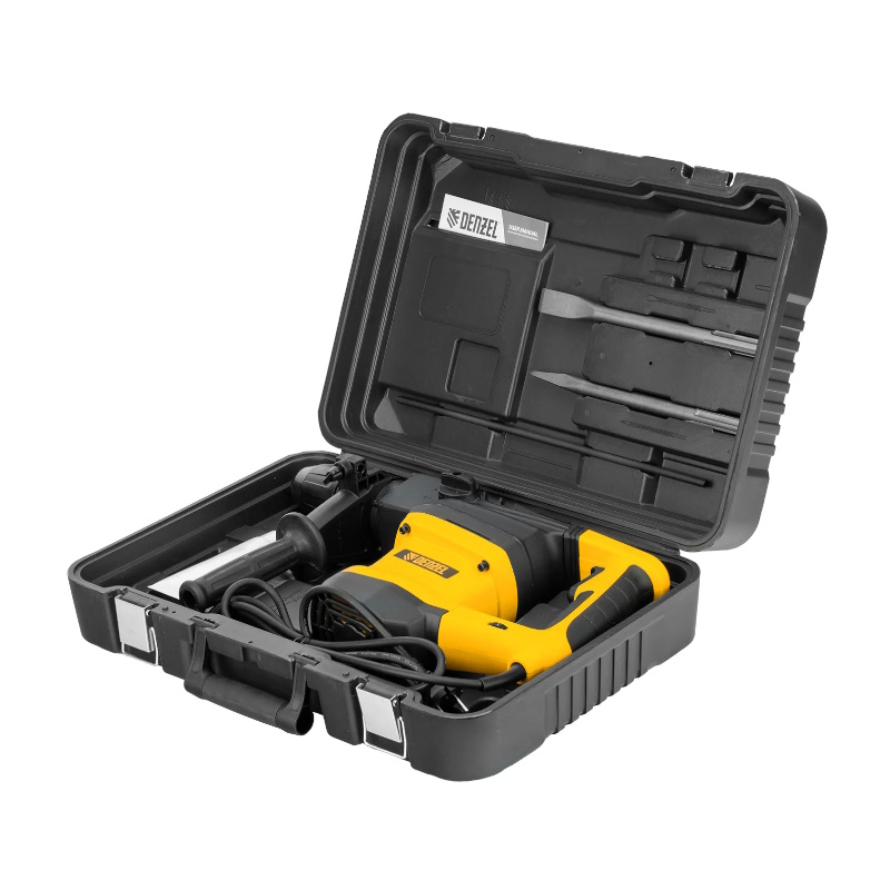 Перфоратор электрический Denzel RHVB-1300-40 26621, SDS-Max, 1300 Вт, 10 Дж, 2 режима в Переславле