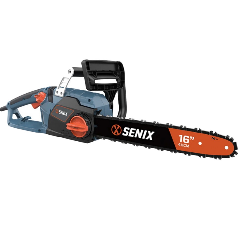 Пила цепная электрическая Senix CSE22-M4-EU, 2200 Вт, 16", шаг 3/8", паз 1.1 мм, 56 звеньев в Муроме