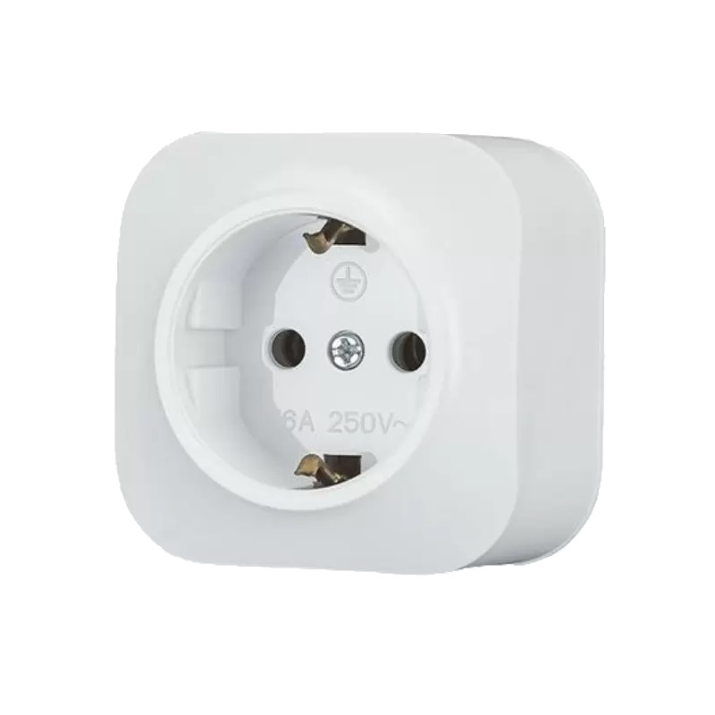 Розетка одноместная Tokov Electric ОП Frea TKE-FR-R1Z-C01 с заземлением в Александрове