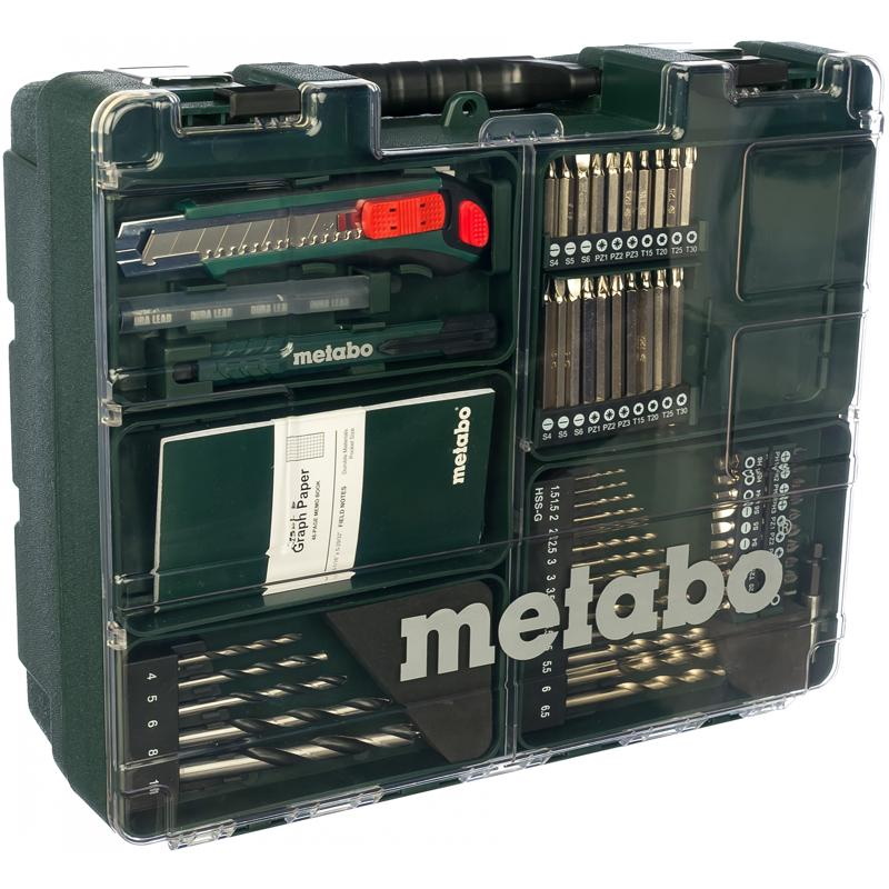 Аккумуляторная дрель-шуруповерт Metabo PowerMaxx BS Basic Set 600080880 в Рыбинске