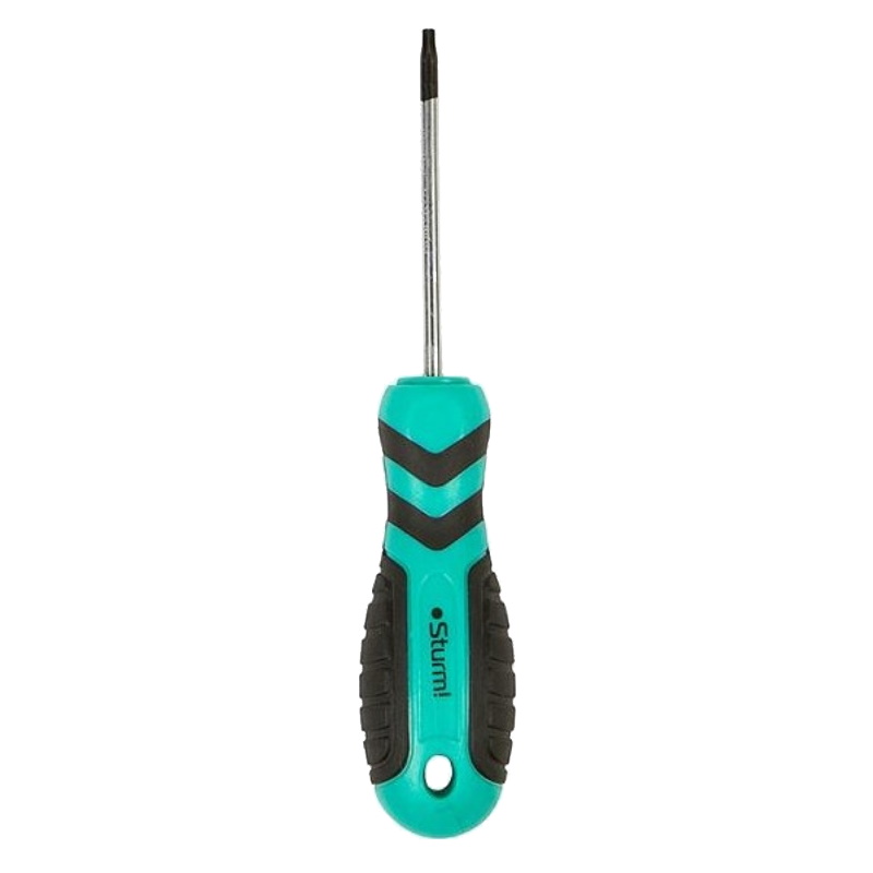 Отвертка Sturm 1040-23-TT25-100, TORX TT25H*100 мм, с отверстием, CrV магнитный наконечник в Муроме
