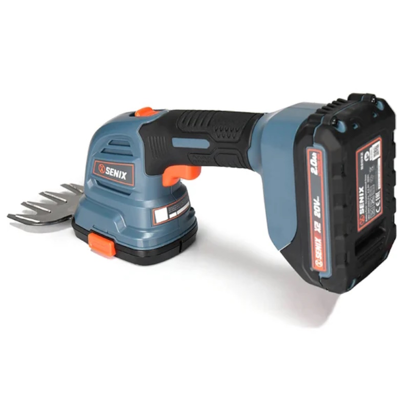 Ножницы-кусторез аккумуляторные Senix GSX2-M-EU, X2 20V, 1 акб, 1зу