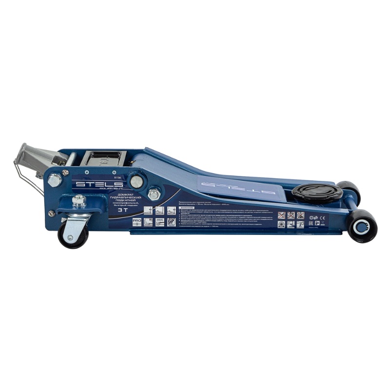 Подкатной гидравлический домкрат Stels Low Profile Quick 51136 (3 т, 75-515 мм) в Кинешме