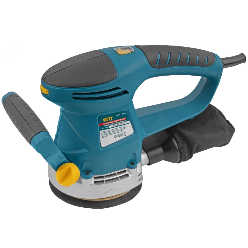 Шлифмашина эксцентриковая Fit 80585, 480 Вт; 4000-14000 об/мин; 125 мм; 2 кг; липучка