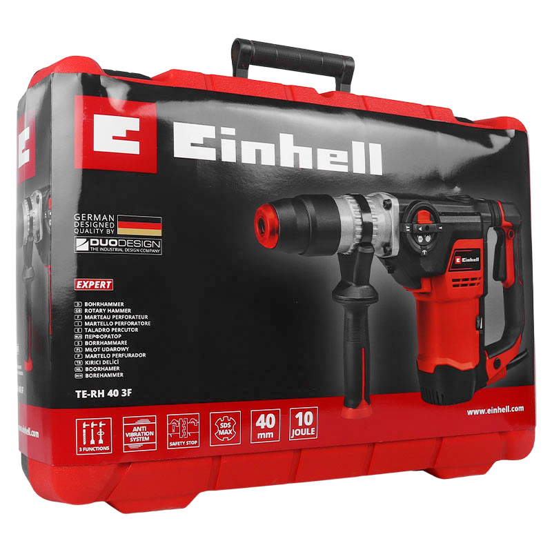 Перфоратор Einhell TE-RH 40 3F 4257935 в кейсе, с защитной муфтой, с виброзащитой во Владимире