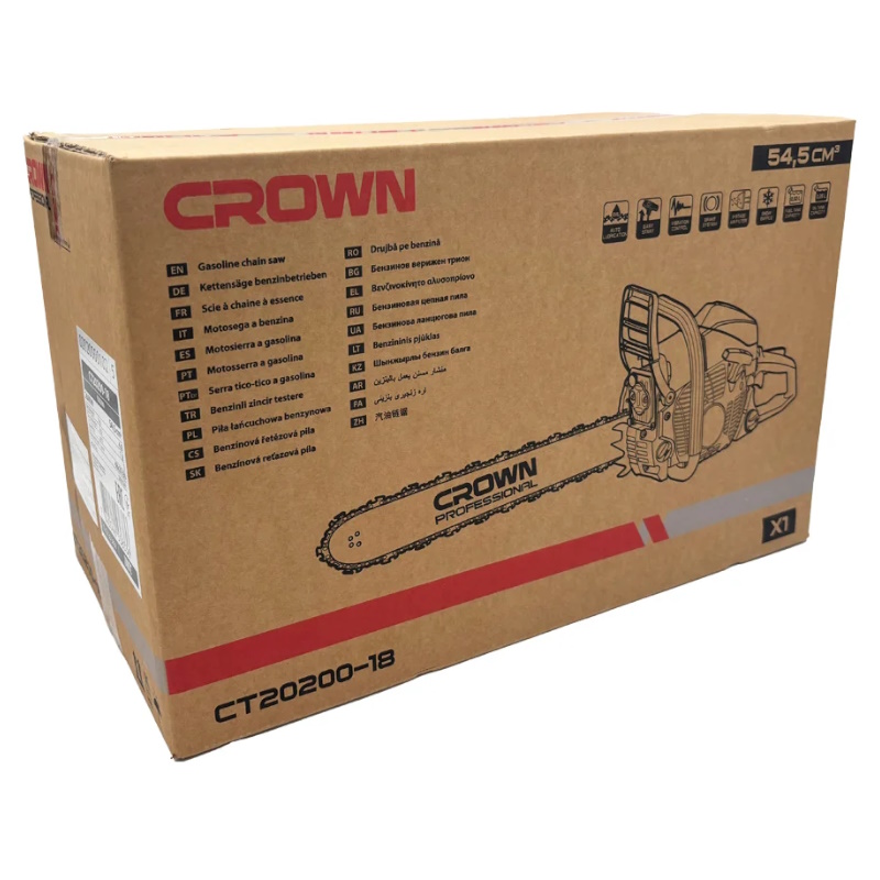 Пила цепная бензиновая Crown CT20200-18  в Костроме