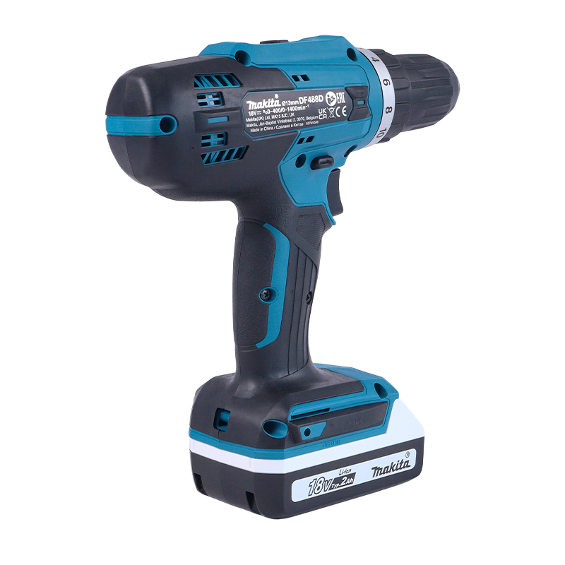 Дрель аккумуляторная Makita DF488D004, 18В, 13мм, 42/24Нм (2х2.0Ач, з/у) в Иваново