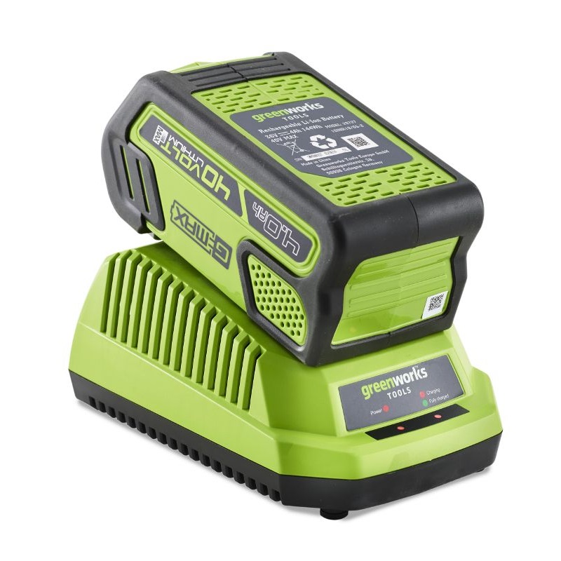 Газонокосилка Greenworks G40LM41K4 40В, 40 см, в комплекте АКБ и ЗУ в Александрове