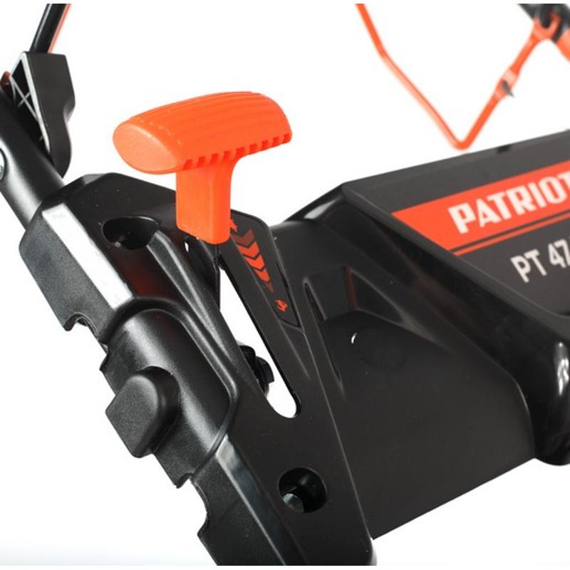Газонокосилка бензиновая Patriot 47LS, 4,5 л.с., ширина скашивания 46 см, самоходная, 512109014