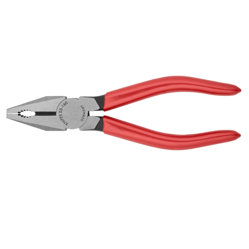 Плоскогубцы комбинированные Knipex KN-0301160SB, 160 мм, фосфатированные, обливные ручки