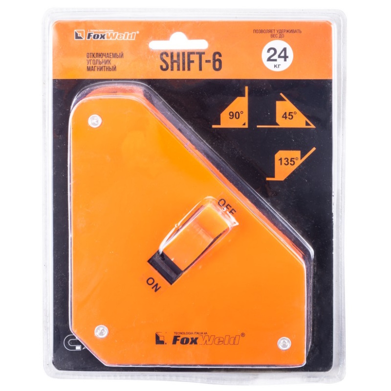 Угольник магнитный отключаемый FoxWeld SHIFT-6 5388