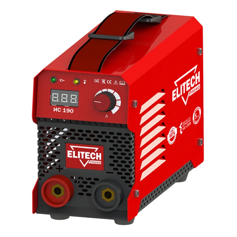Сварочный инвертор Elitech ИС 190 199494 3990₽