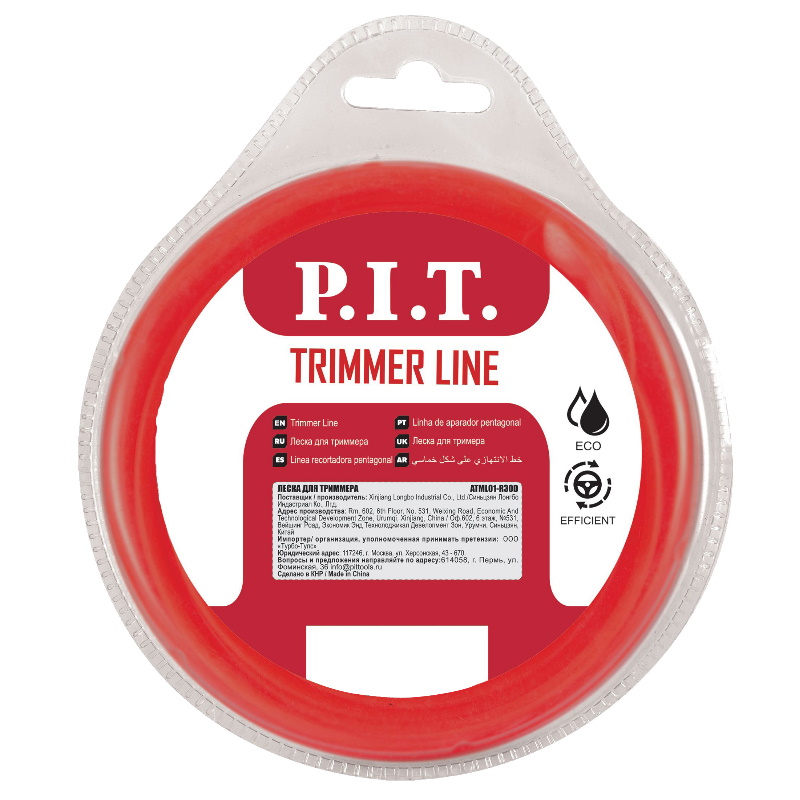 Леска для триммера P.I.T. ATML01-S30D, квадрат 15 м x 3,0 мм, блистер в Иваново