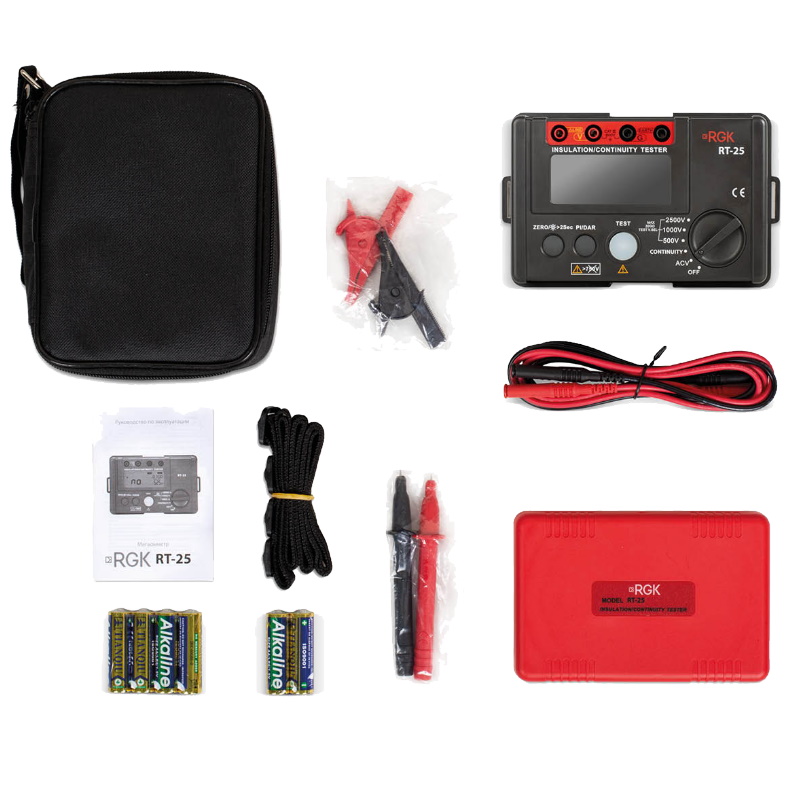 Мегаомметр RGK RT-25 776523