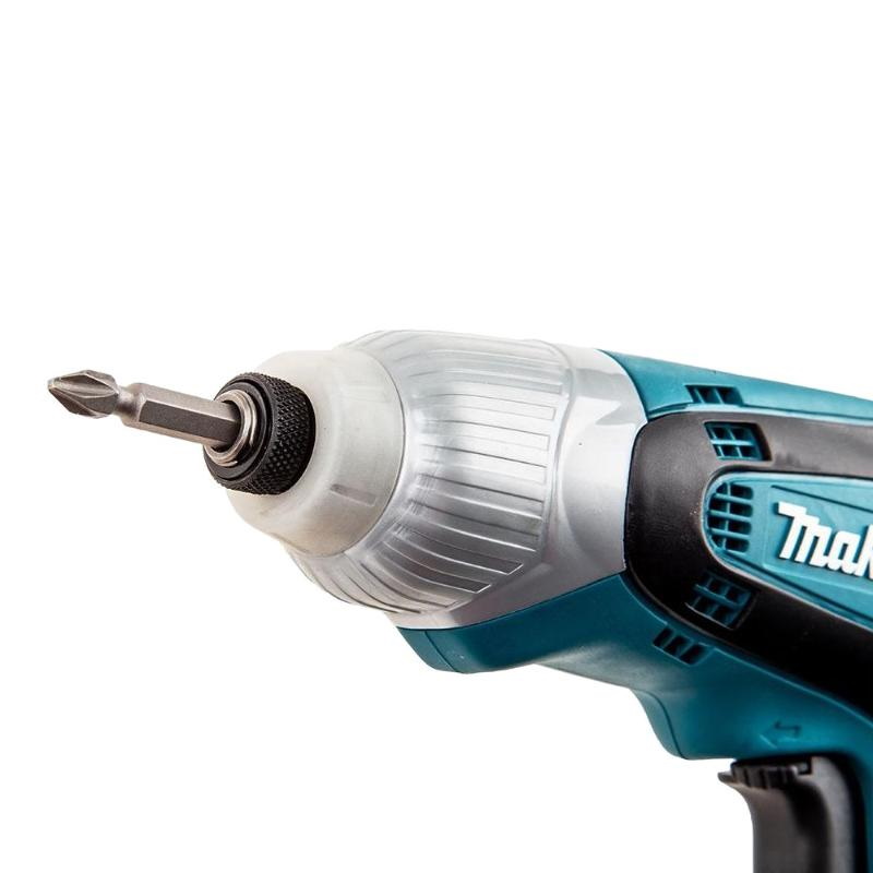 Сетевой ударный винтоверт Makita TD0100 (крутящий момент 100 нм, макс 3200 ударов/мин, бытовой, мощность 230 вт) в Туле