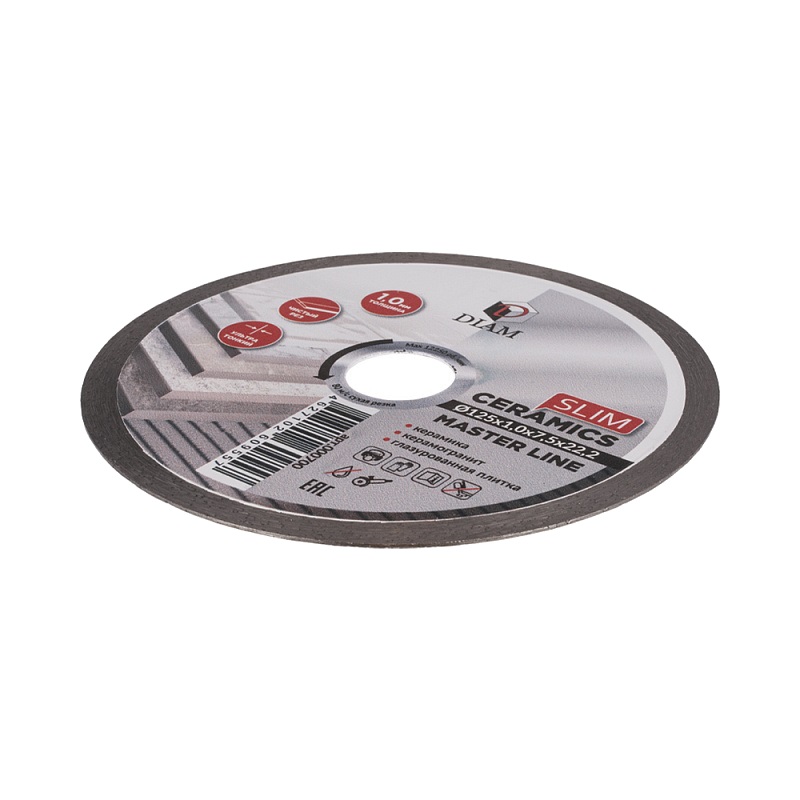 Алмазный диск Diam Ceramics Slim Master Line 000700 (125x1,0x7,5x22,2 мм) в Кинешме