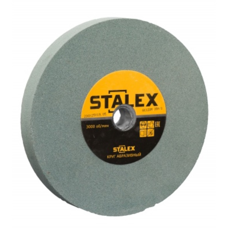 Круг абразивный Stalex GS400.02.080, 400х75х127, зернистость GC80 (зеленый корунд)