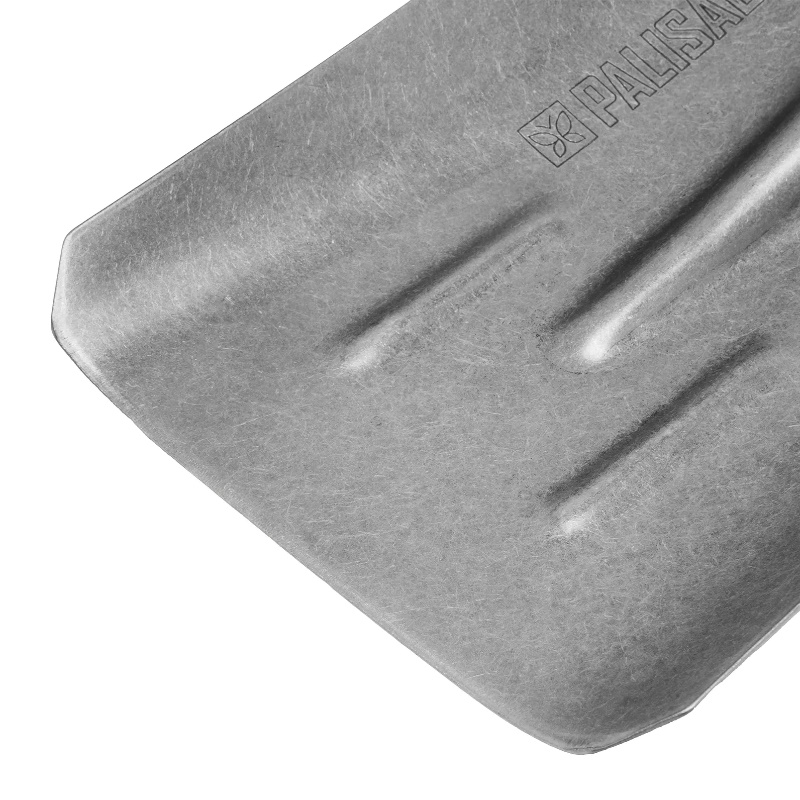Лопата совковая Palisad LUXE 61326, 235х285, ребра жесткости, рессорная сталь, 0,9 кг, без черенка