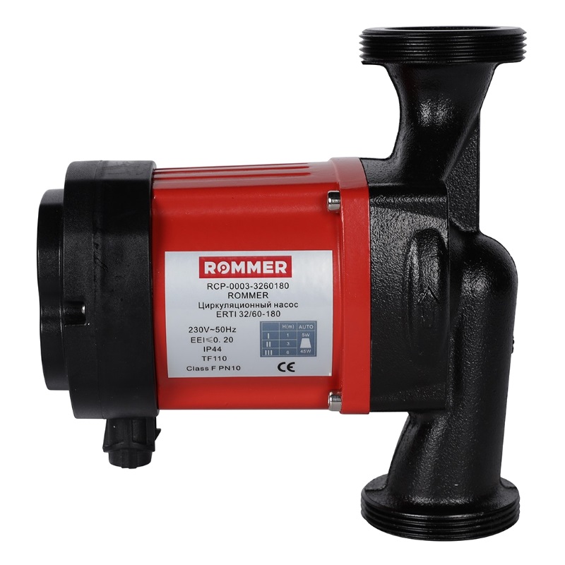 Циркуляционный насос Rommer ERTI 32/60-180 RCP-0003-3260180 с теплоизоляцией в Угличе